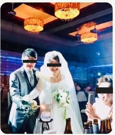 2018年6月・結婚式にて